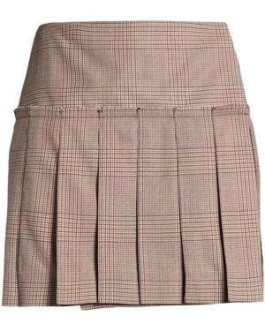 McQueen Mini Skirt Wool - Brown