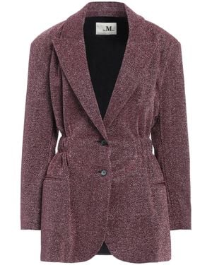 THE M.. Blazer Polyester, Polyamide, Metallic Fiber - Purple