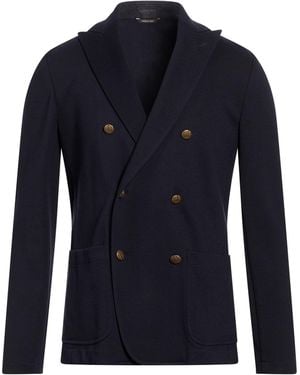 Jeordie's Midnight Blazer Cotton, Polyamide - Blue