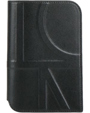 TOTEME Document Holder Leather - Black