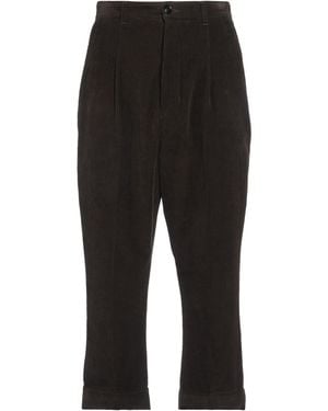 Ami Paris Dark Trousers Cotton - Black