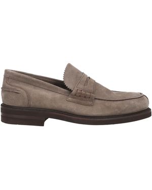 BERWICK  1707 Loafers Leather - Gray