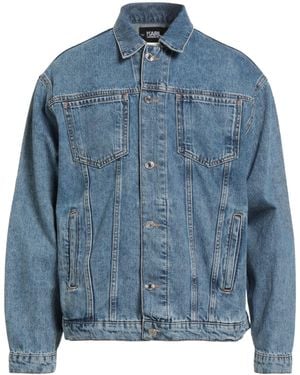 Karl Lagerfeld Denim Outerwear Cotton - Blue