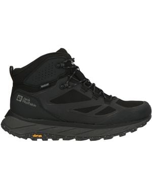 Jack Wolfskin Ankle Boots Textile Fibers - Black