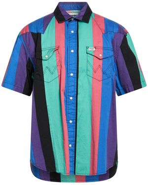 Wrangler Shirt Cotton - Blue