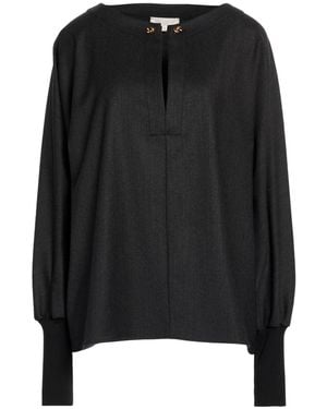 Antonelli Top Virgin Wool, Polyester, Viscose, Elastane - Black