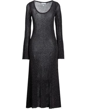Ganni Midi Dress - Black