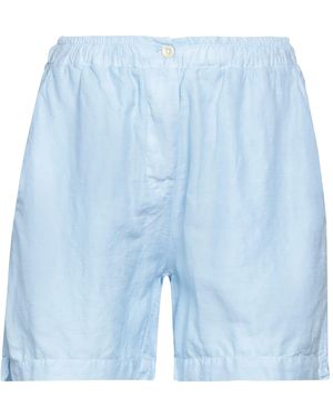 Finamore 1925 Light Shorts & Bermuda Shorts Linen, Cotton - Blue