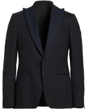 Lardini Blazer Wool, Elastane - Black