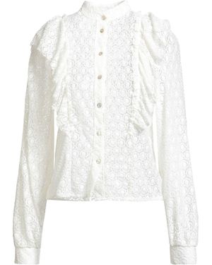 Soallure Shirt Polyamide, Elastane, Cotton - White