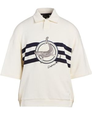 Emporio Armani Ivory Sweatshirt Cotton - White