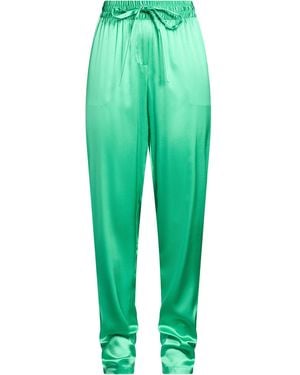 Dolce & Gabbana Trousers Silk, Elastane - Green