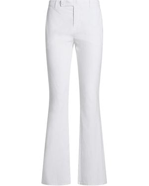 120% Lino Trouser - White