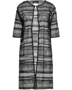 Clips Overcoats & Trench Coats - Black