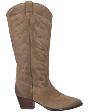 Ash Khaki Boot Leather - Brown