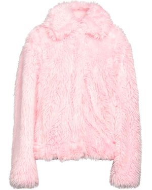 MSGM Shearling- & Kunstfell - Pink