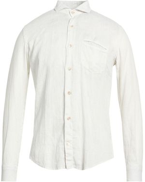 Eleventy Platinum Light Shirt Linen - White