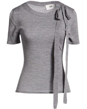 SOLOTRE Jumper Wool, Silk - Grey