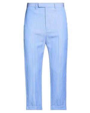 Brian Dales Light Pants Wool, Linen - Blue