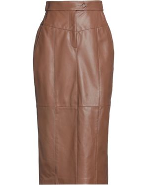 Eleventy Midi Skirt - Brown