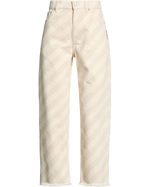 Marni Trousers Cotton - Natural