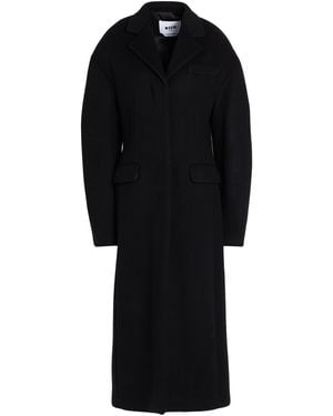 MSGM Coat Wool, Polyamide - Black