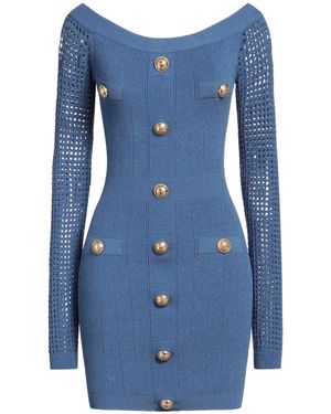 Balmain Mini Dress - Blue