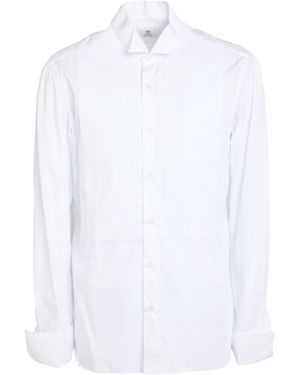 Luigi Borrelli Napoli Shirt Cotton - White