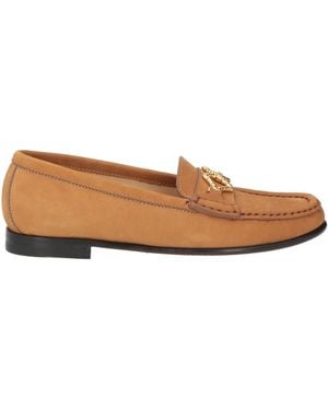 Sergio Rossi Tan Loafers Leather - Brown
