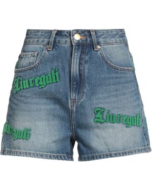 LIU REGALI Denim Shorts - Blue