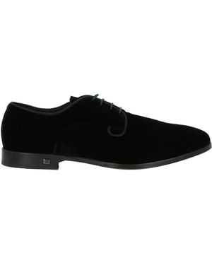Baldinini Lace-Up Shoes Textile Fibres - Black