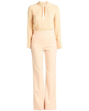 Patrizia Pepe Jumpsuit Polyester, Elastane, Viscose - Natural