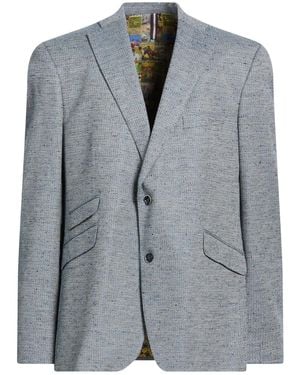 ABSEITS Blazer Cotton, Silk, Virgin Wool, Elastane - Gray
