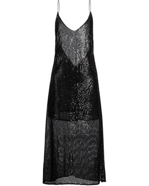ELI_BLUMEN Maxi Dress Polyester, Elastane - Black