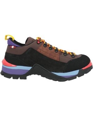 Bally Hike Trainers Leather, Textile Fibres - Brown