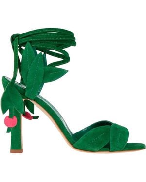 Manolo Blahnik Sandalias - Verde