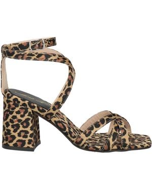 Anna F. Sandals Textile Fibers - Metallic