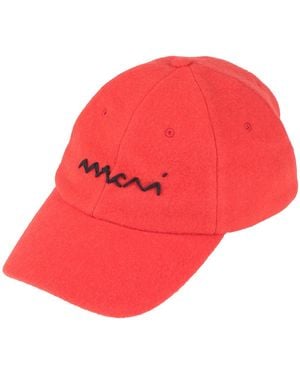 Marni Hat Wool, Cashmere, Silk, Cotton - Red
