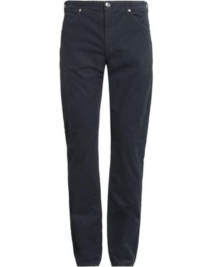 120% Lino Trousers Cotton, Elastane - Blue