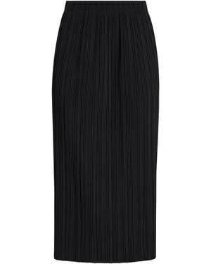 Alysi Midi Skirt Polyester, Viscose, Elastane - Black