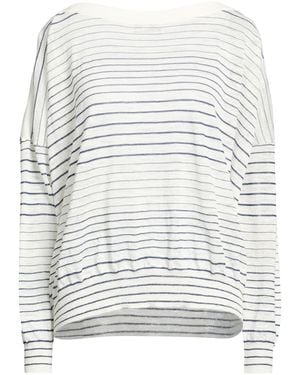 Roberto Collina Jumper Linen, Polyester, Cotton, Elastane - White