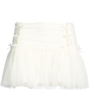 Aniye By Ivory Mini Skirt Polyamide - White