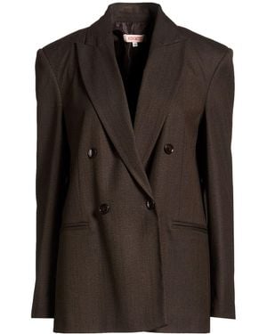 Kontatto Blazer Polyester, Viscose, Elastane - Brown