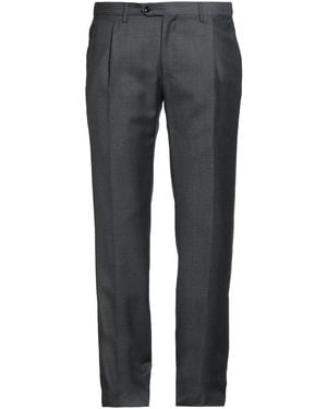 Germano Charcoal Pants Cotton - Gray