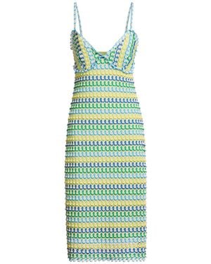 Nora Barth Midi Dress Cotton, Elastane - Green
