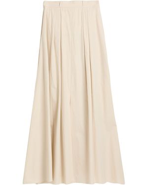 Rohe Ivory Maxi Skirt Cotton - Natural