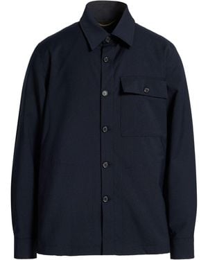 Department 5 Shirt Polyester, Wool - Blue
