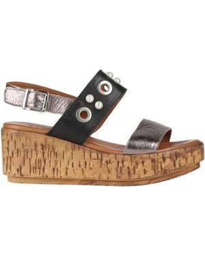 Melluso Sandals Leather - Gray