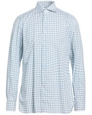 Isaia Shirt Cotton - Blue