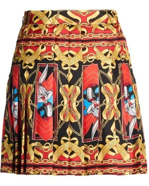 Moschino Looney Tunes X Mini Skirt Silk - Red